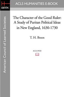 Book cover for The Character of the Good Ruler