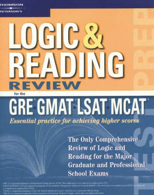 Cover of Logic and Reading Review for the GRE, GMAT, LSAT, MCAT
