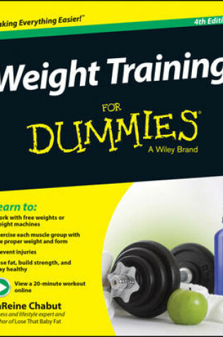 Cover of Weight Training For Dummies