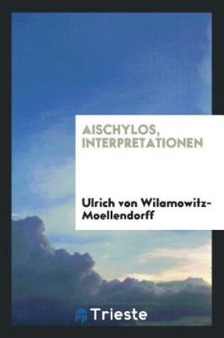Cover of Tragoediae, Edidit Udalricus de Wilamowitz-Moellendorff