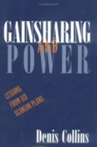 Cover of Gainsharing and Power