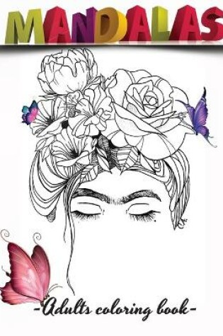 Cover of Butterfly Coloring Book For Adults