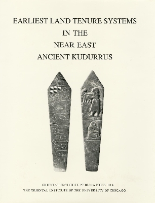 Book cover for Earliest Land Tenure Systems in the Near East