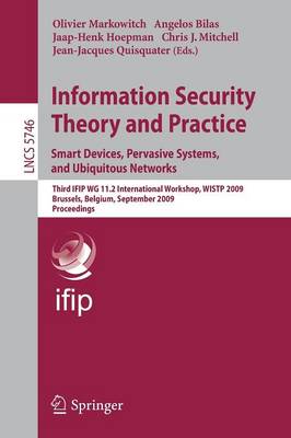 Cover of Information Security Theory and Practice. Smart Devices, Pervasive Systems, and Ubiquitous Networks