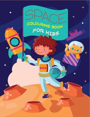 Book cover for Space Colouring Book for Kids