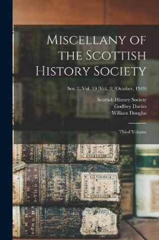 Cover of Miscellany of the Scottish History Society