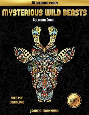 Book cover for Adult Coloring Books (Mysterious Wild Beasts)