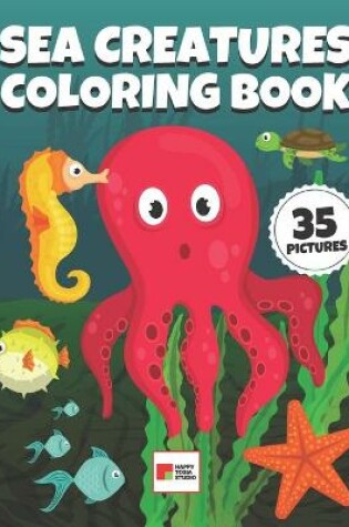 Cover of Sea Creatures Coloring Book