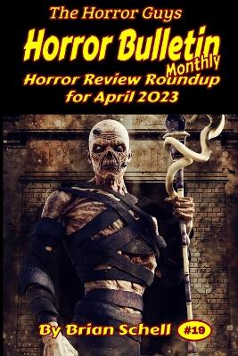 Book cover for Horror Bulletin Monthly April 2023