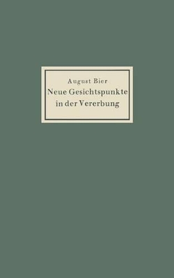 Book cover for Neue Gesichtspunkte in der Vererbung