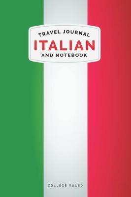 Book cover for Italian Travel Journal and Notebook