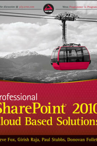 Cover of Professional SharePoint 2010 Cloud Based Solutions