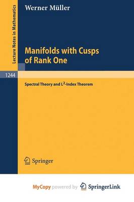 Book cover for Manifolds with Cusps of Rank One