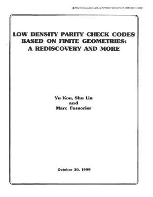 Book cover for Low Density Parity Check Codes Based on Finite Geometries