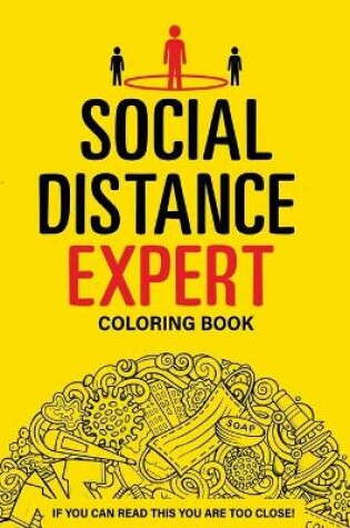 Cover of Social Distance Expert Coloring Book