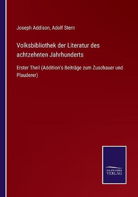 Book cover for Volksbibliothek der Literatur des achtzehnten Jahrhunderts