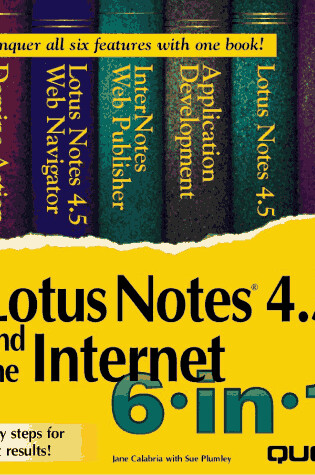 Cover of LOTUS NOTES 4.5 INTERNET