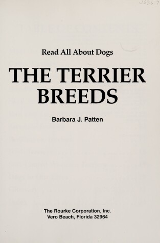 Book cover for The Terrier Breeds