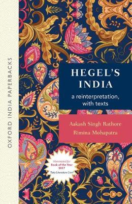 Book cover for Hegel's India