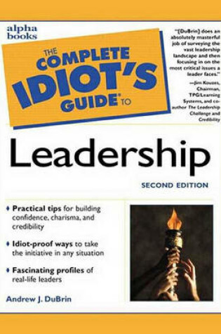 Cover of The Complete Idiot's Guide to Leadership