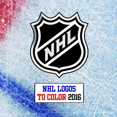 Book cover for NHL Logos to Color 2016