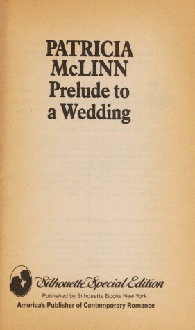 Book cover for Prelude To A Wedding