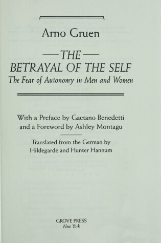 Cover of Betrayal of the Self