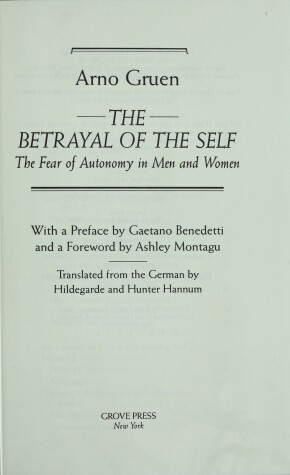 Book cover for Betrayal of the Self