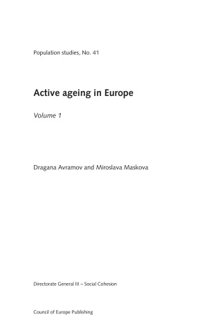 Cover of Active Ageing in Europe