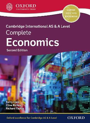 Book cover for Cambridge International AS & A Level Complete Economics: Student Book (Second Edition)