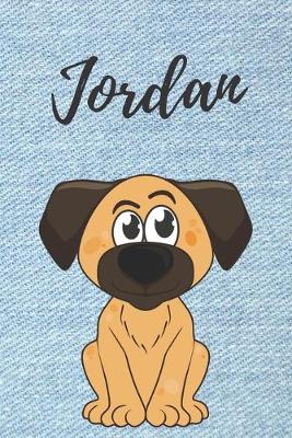 Book cover for Jordan Notizbuch Hunde / Malbuch / Tagebuch / Journal / DIN A5 / Geschenk