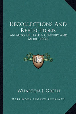 Book cover for Recollections and Reflections Recollections and Reflections