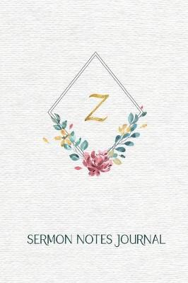 Cover of Z Sermon Notes Journal