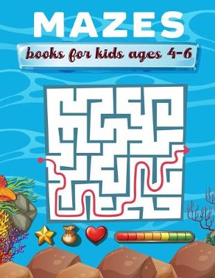 Book cover for Mazes books for kids ages 4-6