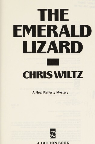 Cover of Wiltz C. : Emerald Lizard