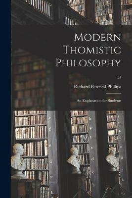 Book cover for Modern Thomistic Philosophy