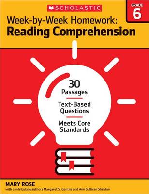 Book cover for Reading Comprehension Grade 6