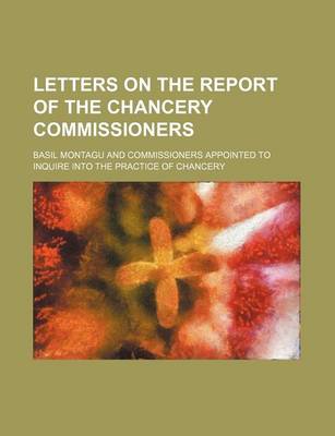 Book cover for Letters on the Report of the Chancery Commissioners
