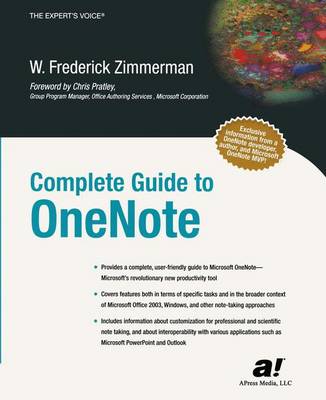 Book cover for Complete Guide to Onenote