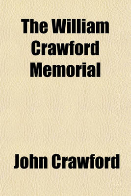 Book cover for The William Crawford Memorial