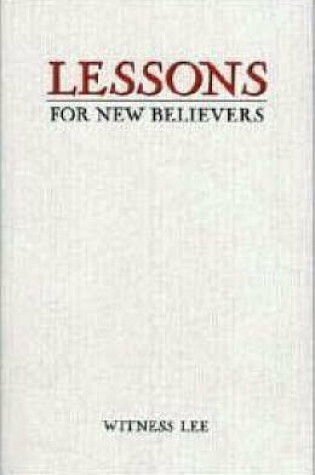 Cover of Lessons for New Believers