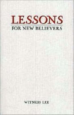 Book cover for Lessons for New Believers