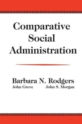 Cover of Comparative Social Administration