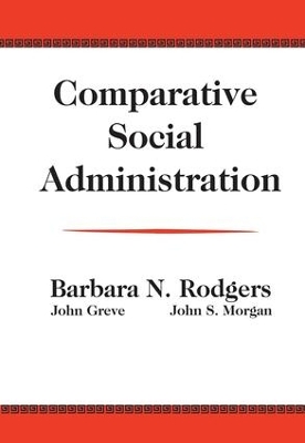 Book cover for Comparative Social Administration