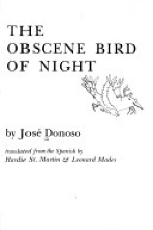 Cover of The Obscene Bird of Night