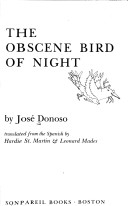 Book cover for The Obscene Bird of Night