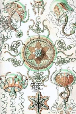 Book cover for Ernst Haeckel Trachomedusae Jellyfish 100 Page Lined Journal