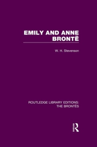 Cover of Emily and Anne Brontë