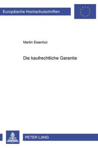 Cover of Die Kaufrechtliche Garantie