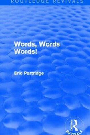 Cover of Words, Words Words!